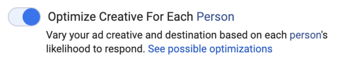 Flexible Format Creative Optimization